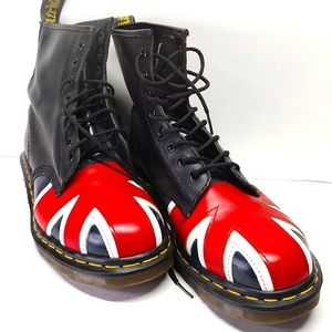DOC MARTENS UNION JACK BRITISH 1460 l Made In England l Size 9 l Original
